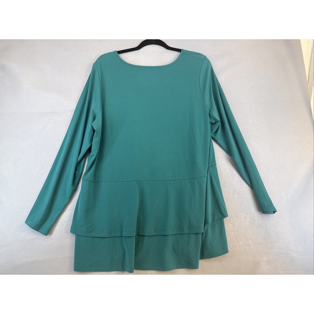 Susan Graver Modern Essentials Woman's Size 1X Blouse - Picture 4 of 7